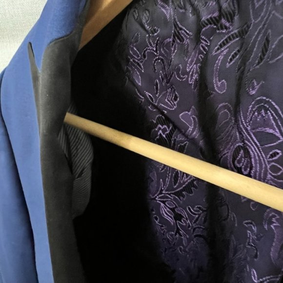 Eleganza Platinum Giorgio Bright Blue Blazer / Sport Coat / Suit Top - Picture 5 of 6